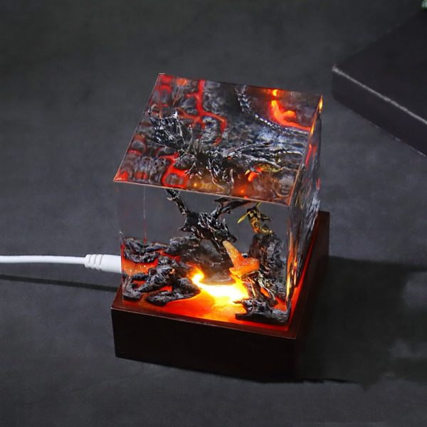 Dragon Warrior Creative Resin Night Light